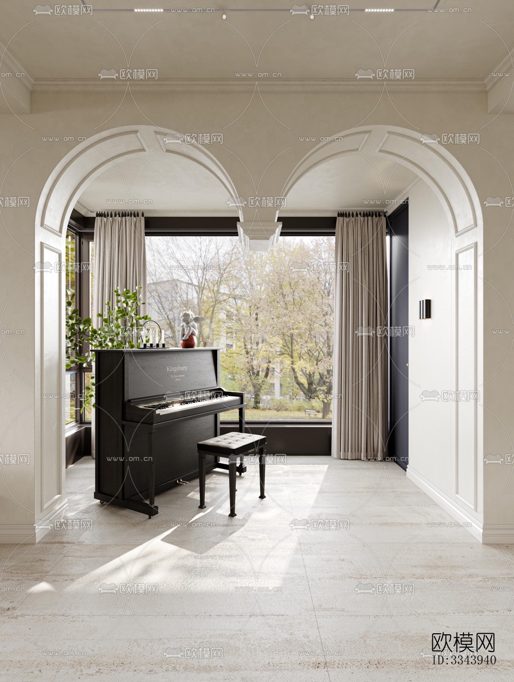 现代别墅效果图下载（渲染图7）