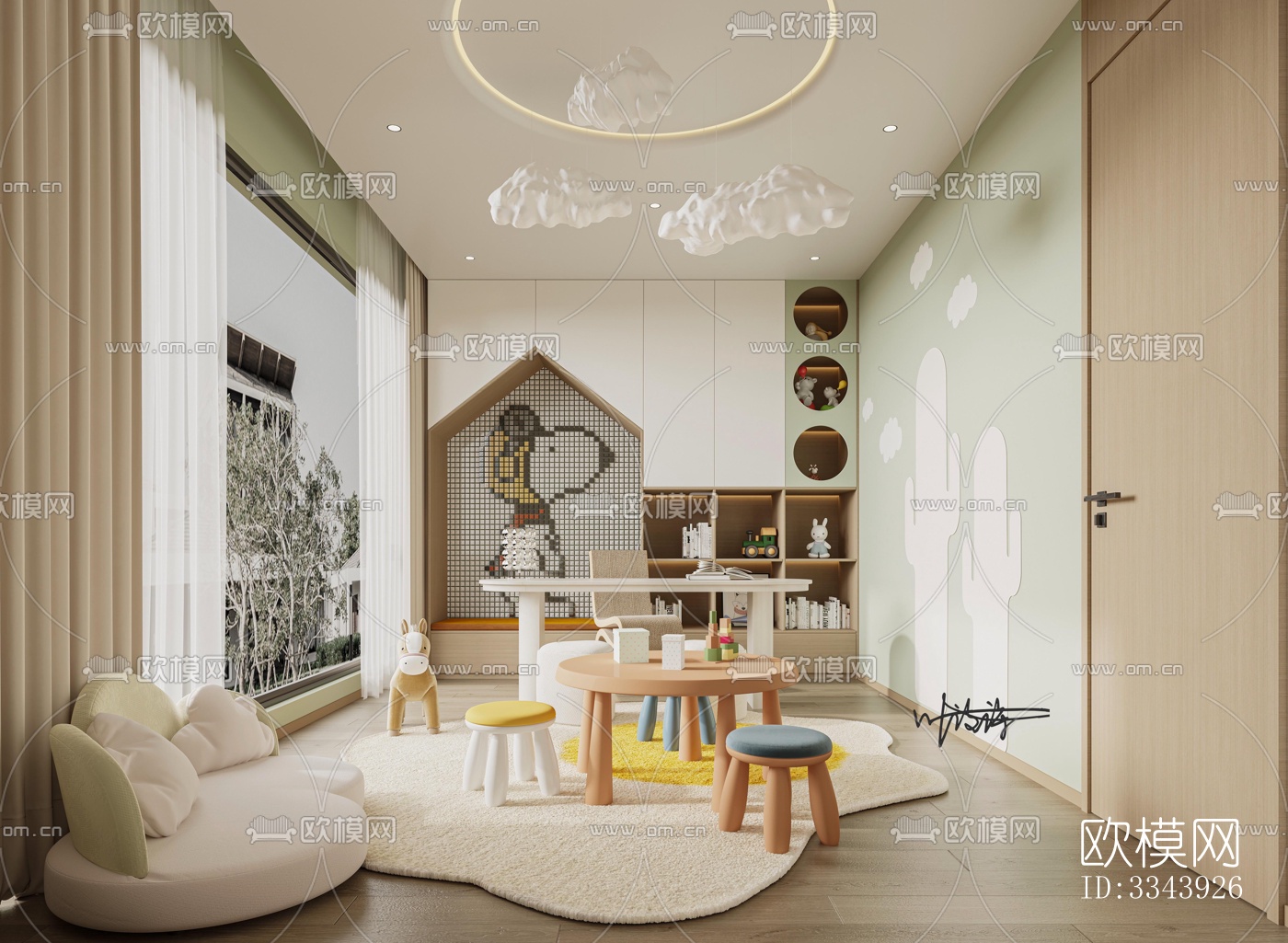 现代别墅效果图下载（渲染图11）