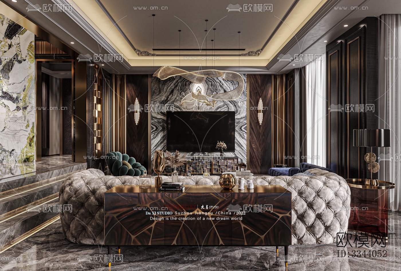 现代别墅效果图下载（渲染图9）