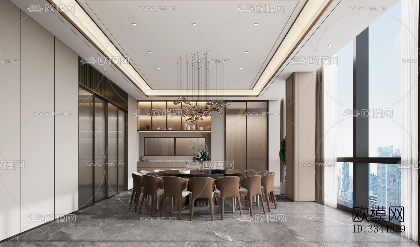 现代别墅效果图下载（渲染图5）