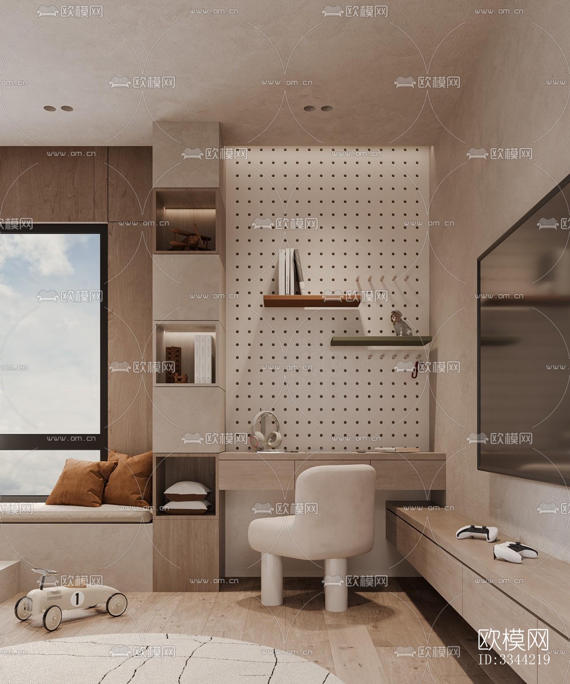 现代别墅效果图下载（渲染图7）