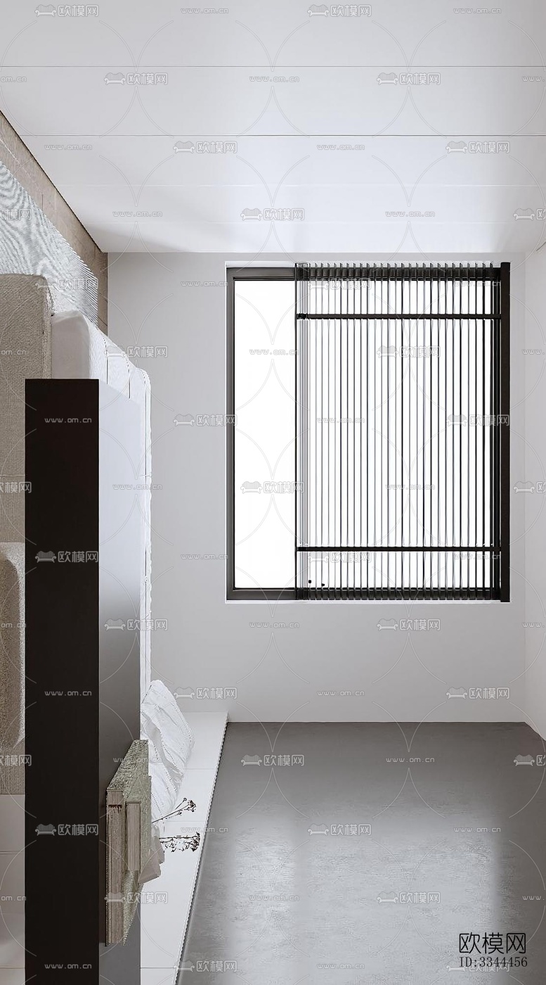 现代卧室效果图下载（渲染图3）