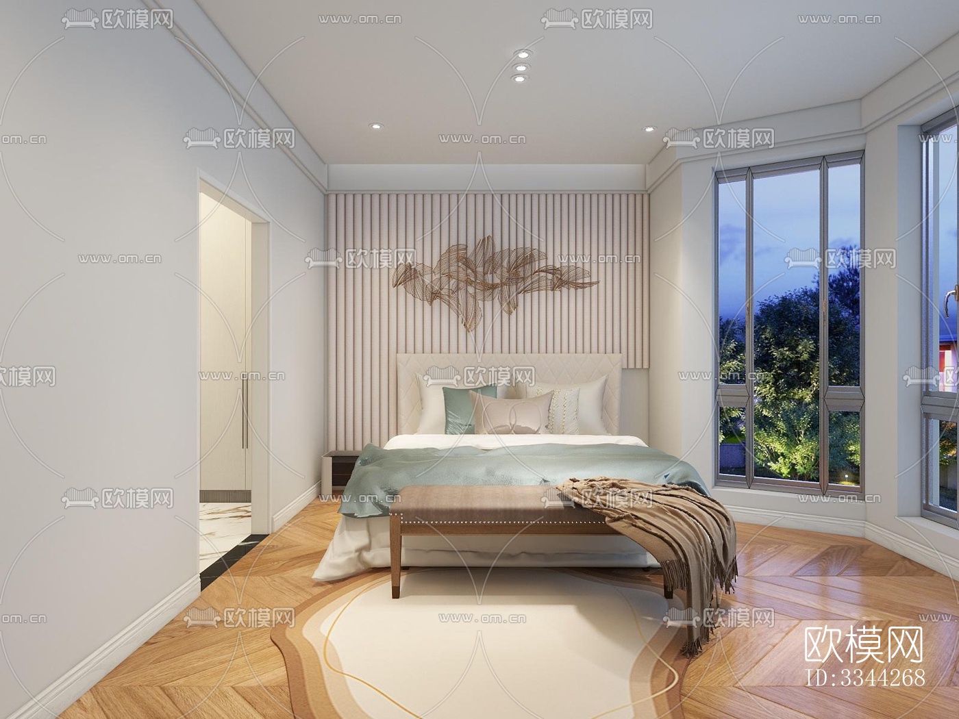 现代别墅效果图下载（渲染图4）