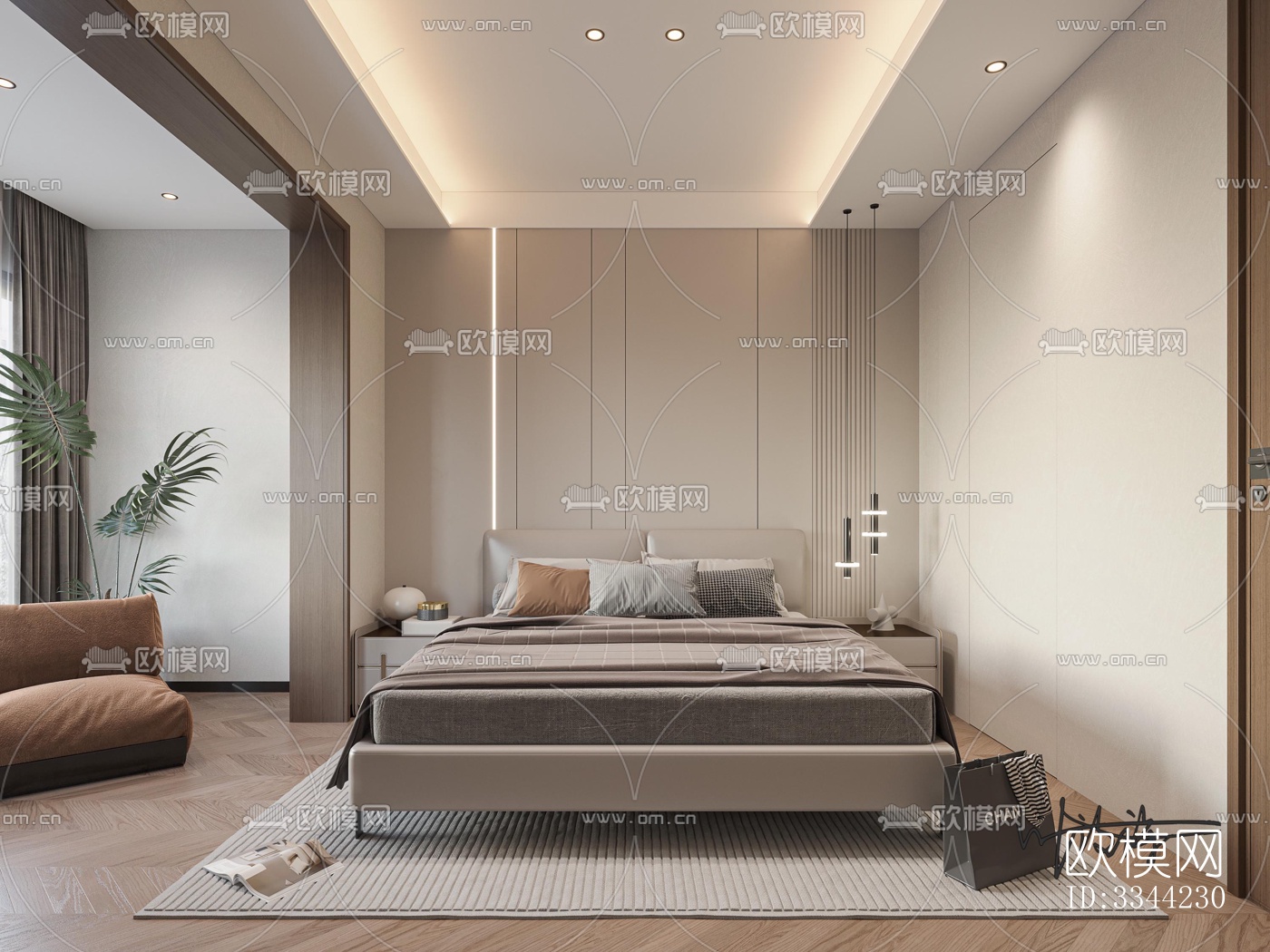 现代别墅效果图下载（渲染图9）