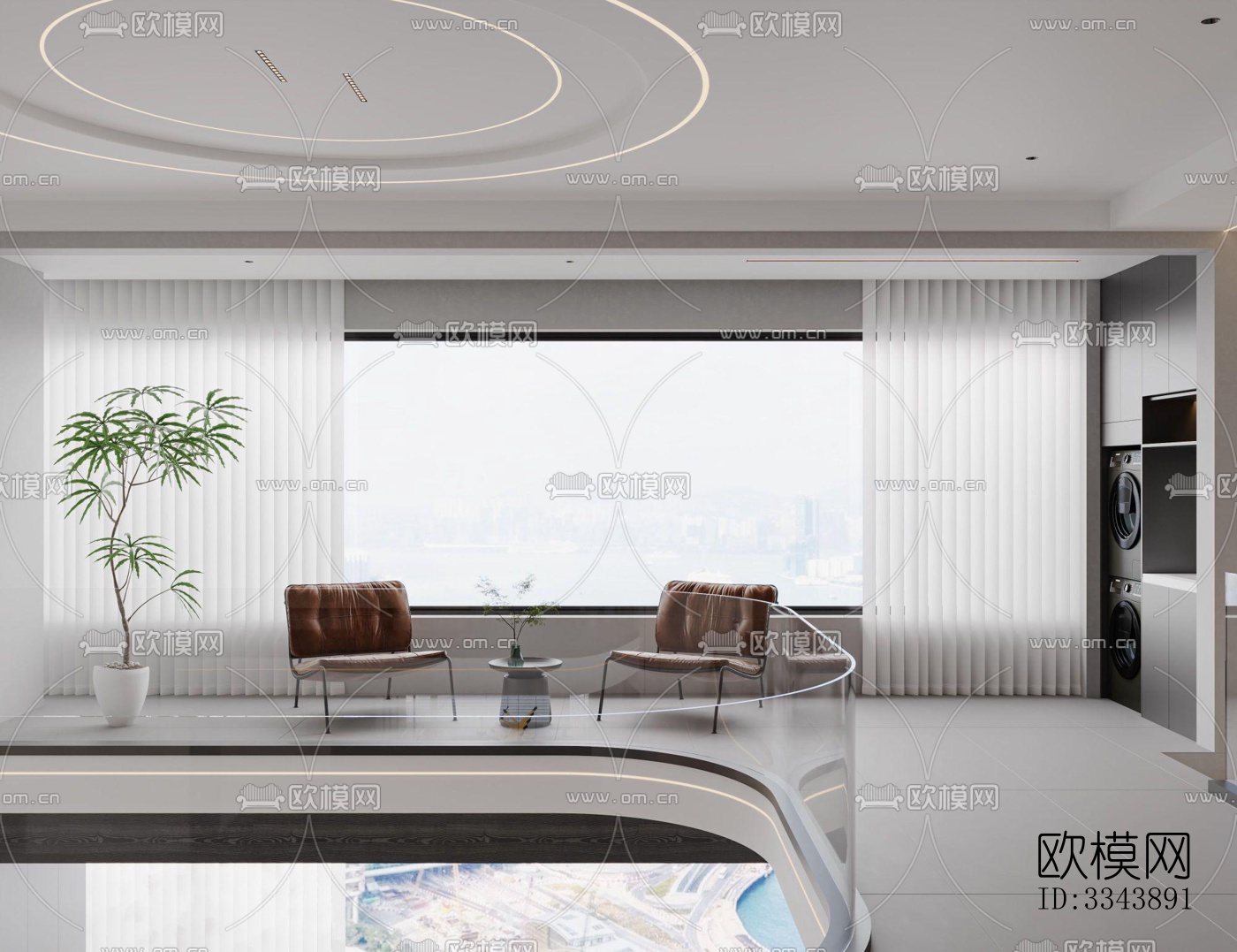 现代别墅效果图下载（渲染图9）