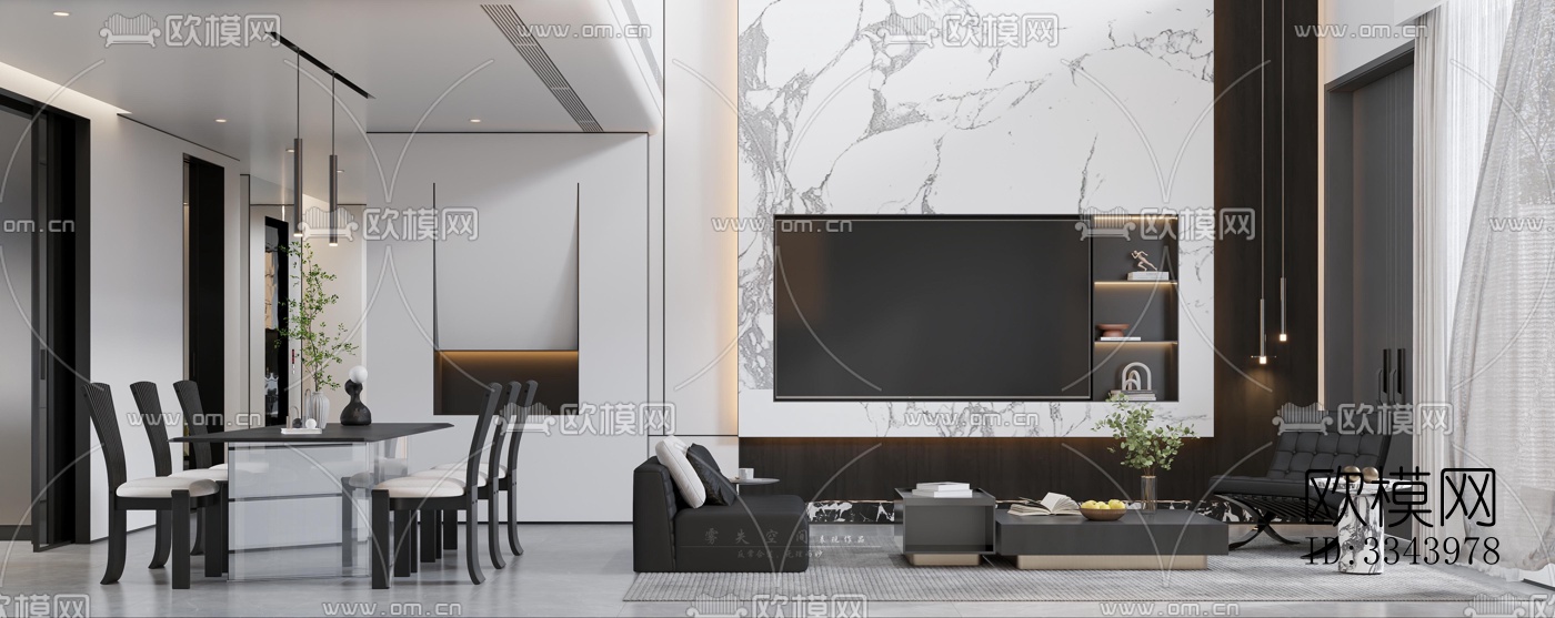 现代别墅效果图下载（渲染图3）