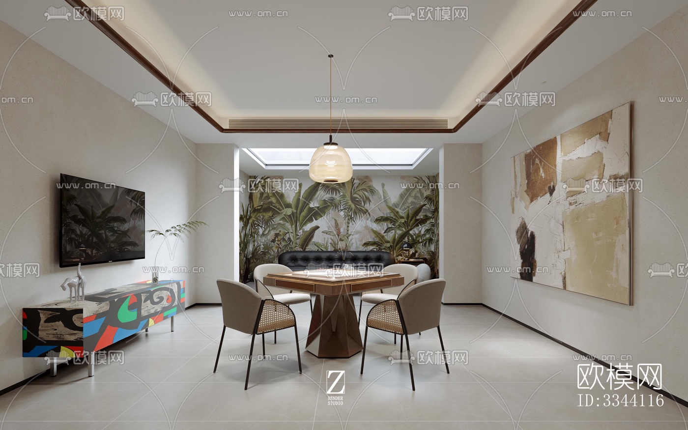 现代别墅效果图下载（渲染图17）