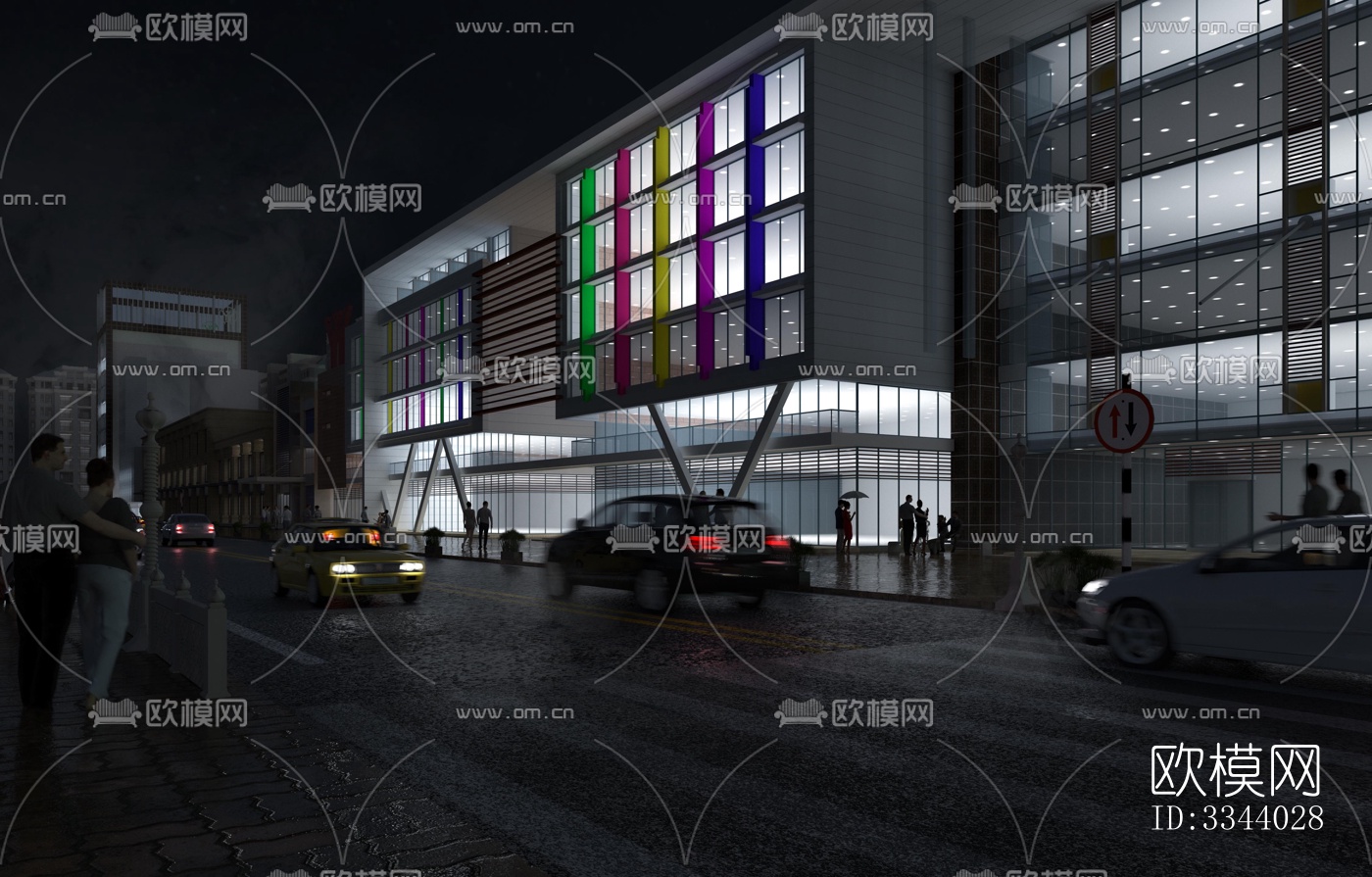 现代别墅效果图下载（渲染图10）