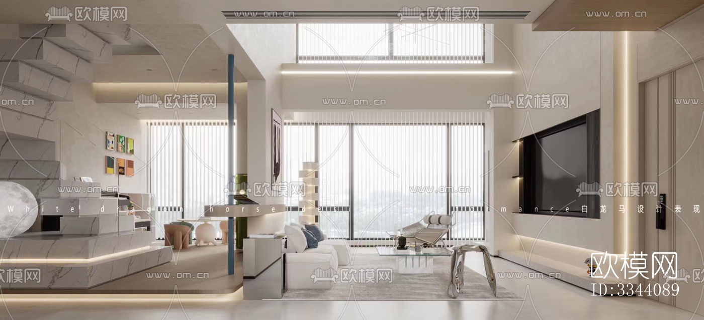 现代别墅效果图下载（渲染图9）