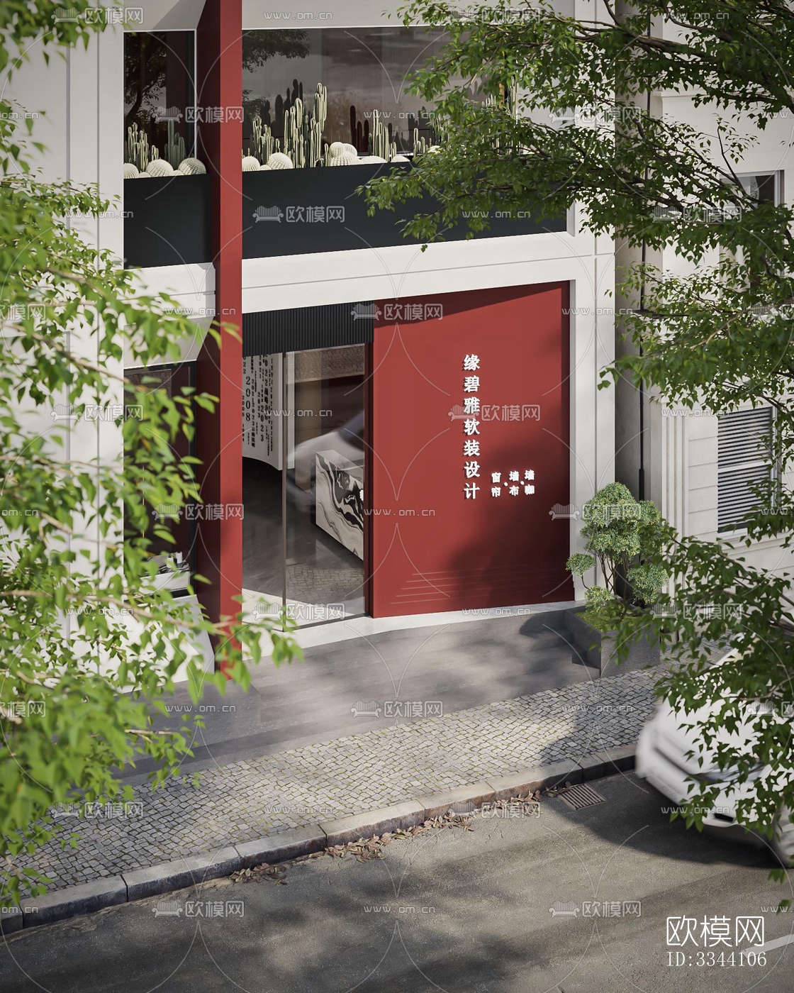 现代别墅效果图下载（渲染图7）