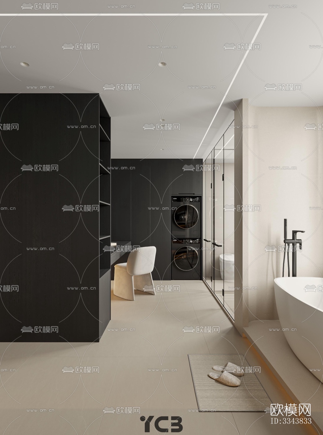 现代别墅效果图下载（渲染图7）