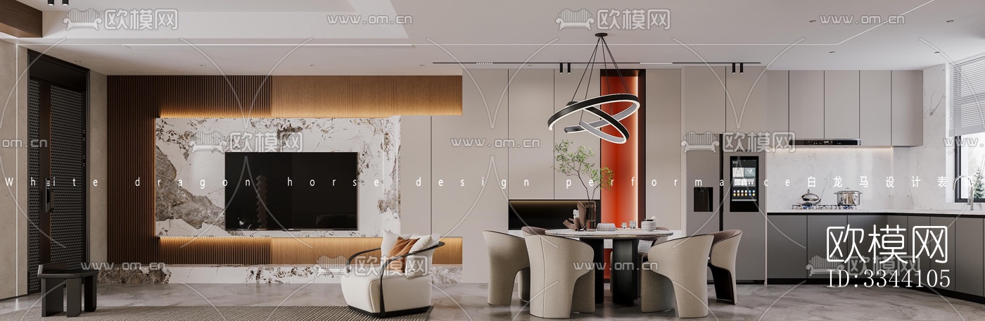 现代别墅效果图下载（渲染图4）