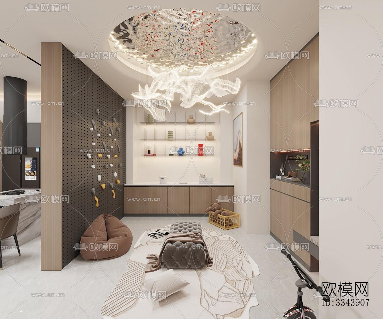 现代别墅效果图下载（渲染图1）