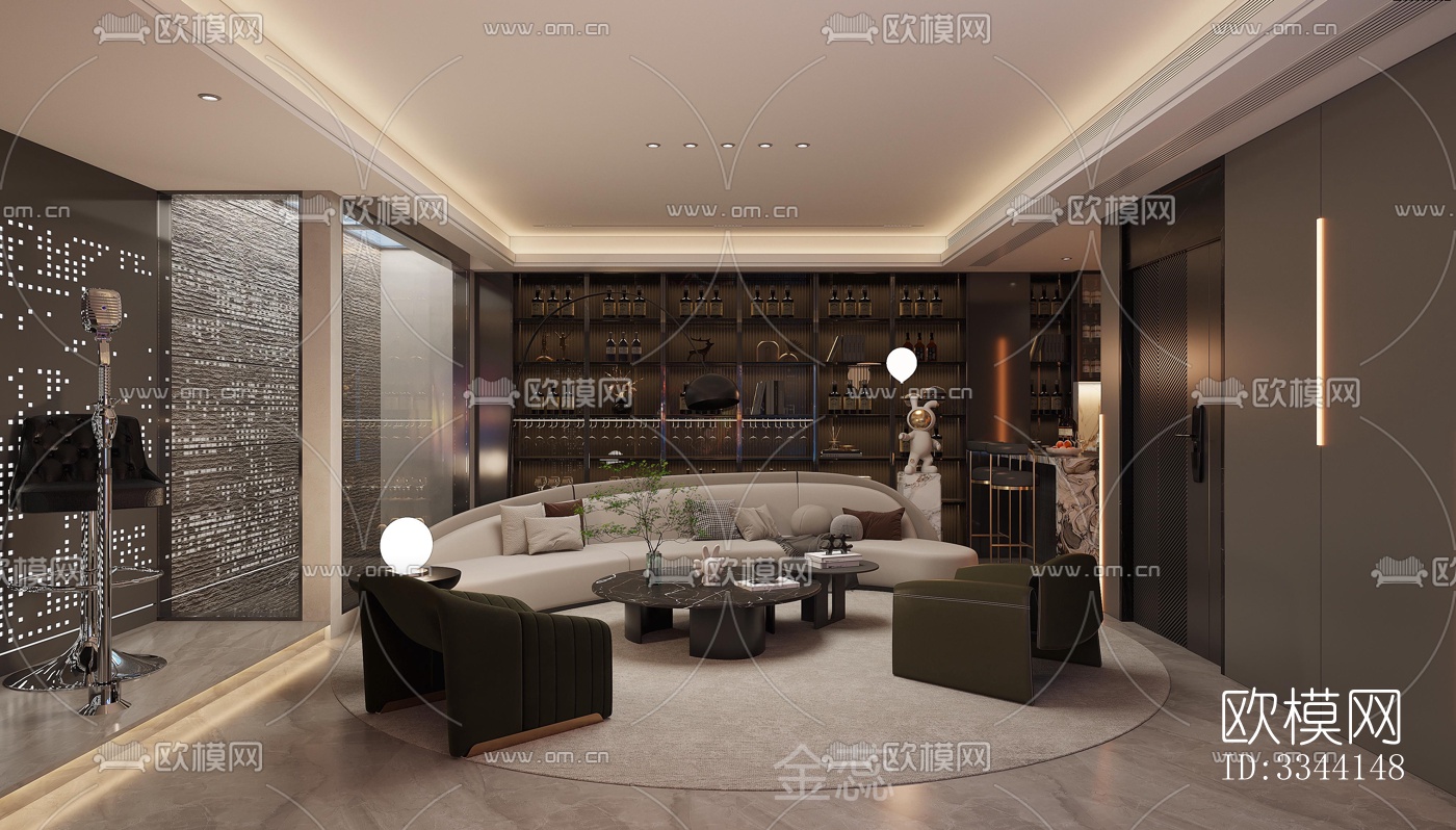 现代别墅效果图下载（渲染图6）