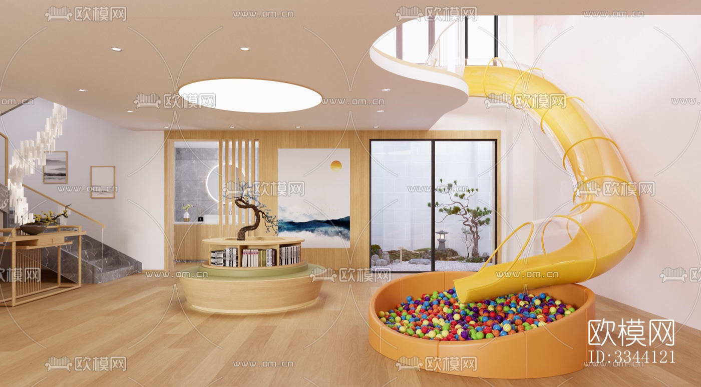 现代别墅效果图下载（渲染图8）