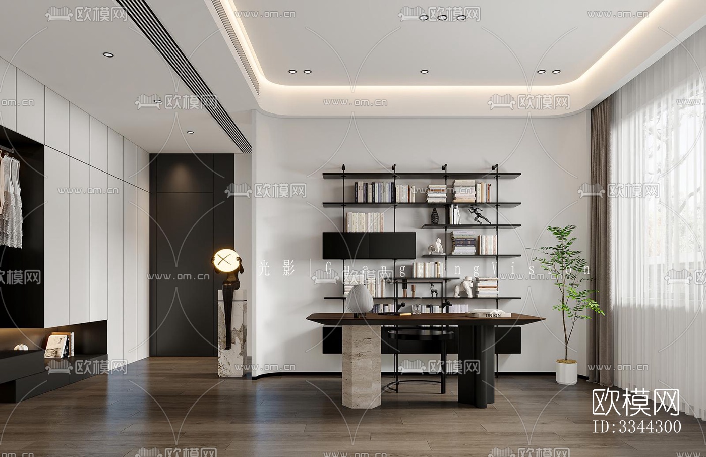 现代别墅效果图下载（渲染图10）