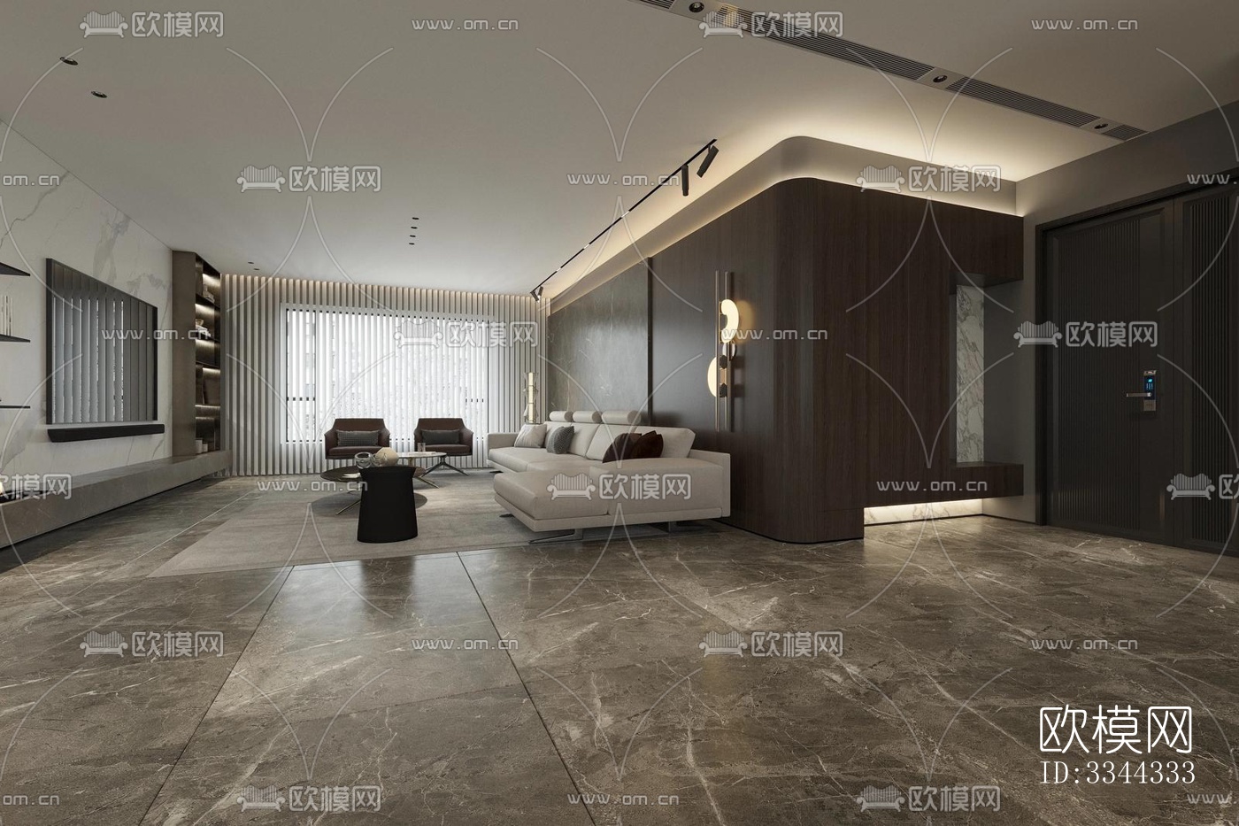 现代别墅效果图下载（渲染图16）