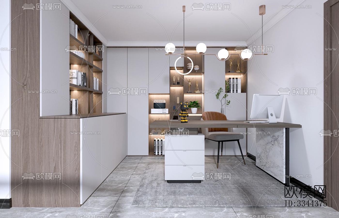 现代别墅效果图下载（渲染图4）