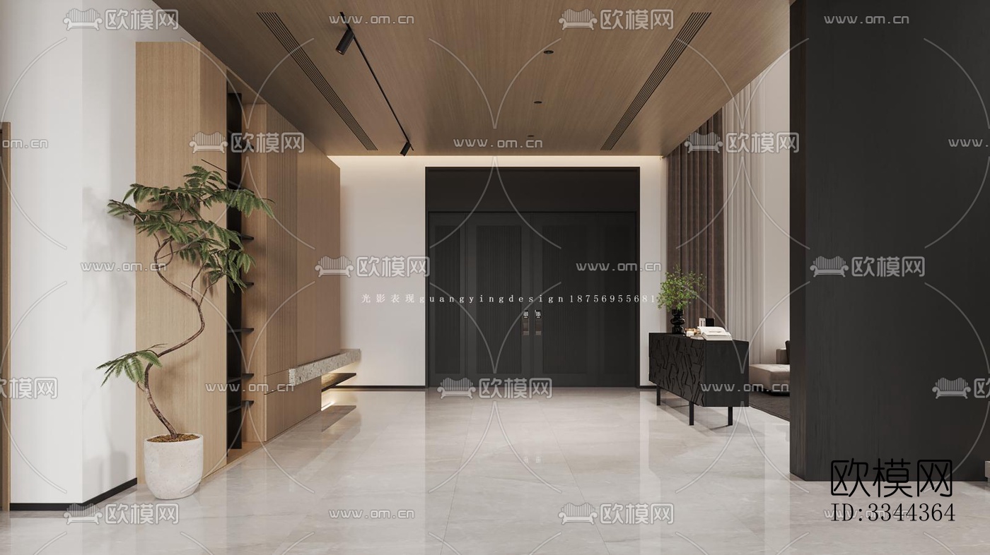 现代别墅效果图下载（渲染图1）