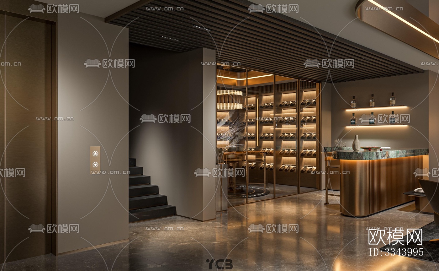 现代别墅效果图下载（渲染图5）