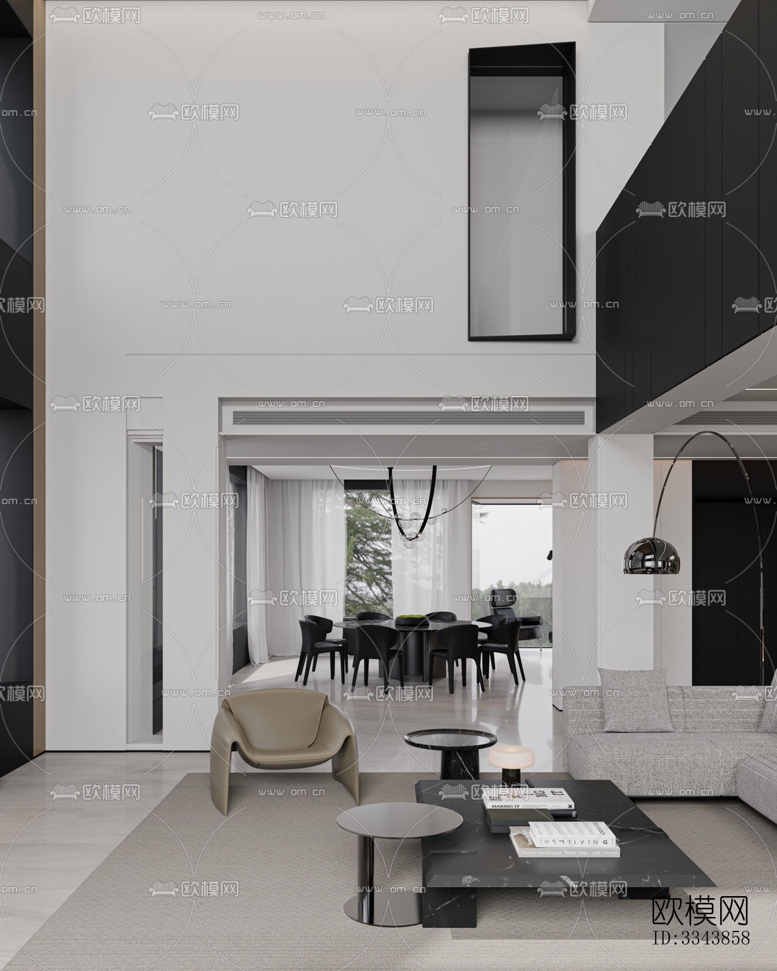 现代别墅效果图下载（渲染图3）