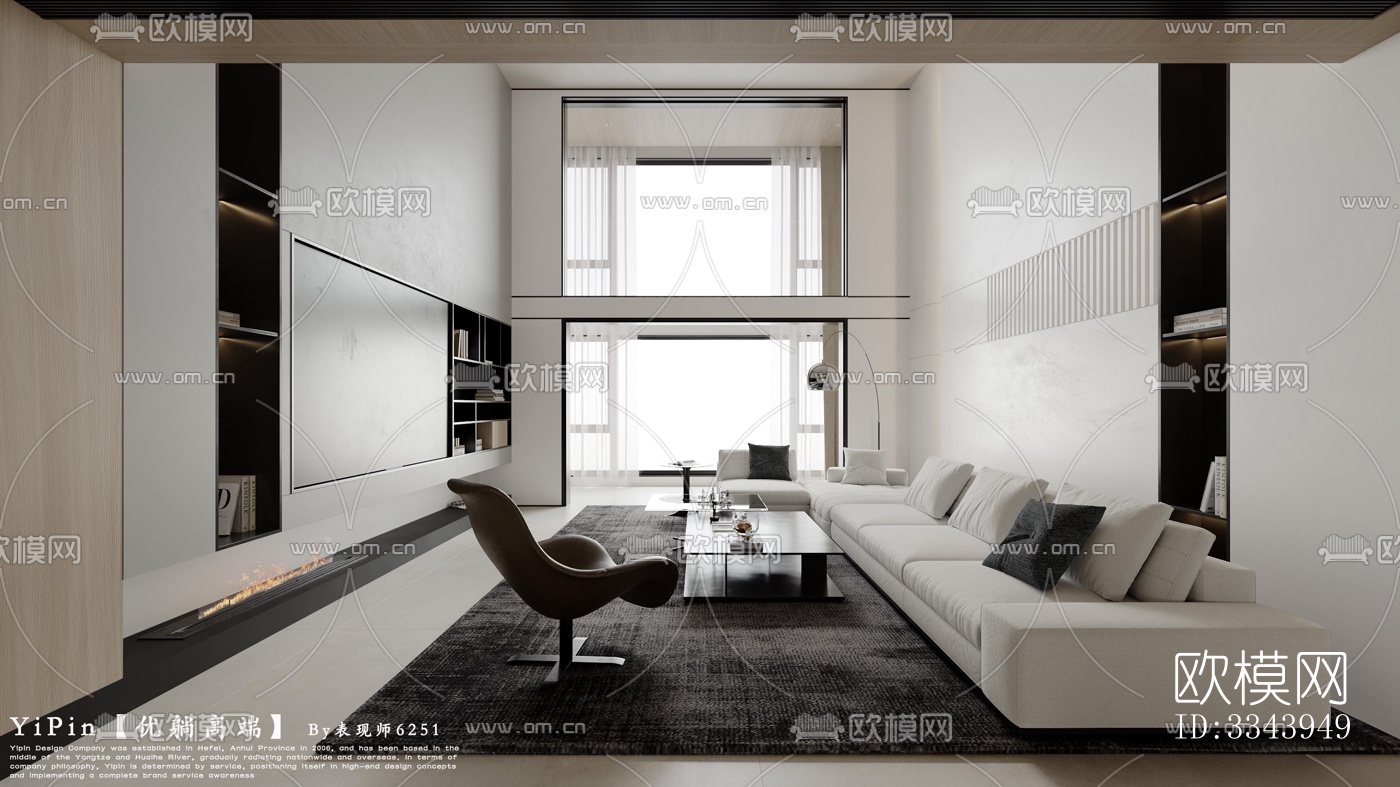 现代别墅效果图下载（渲染图4）