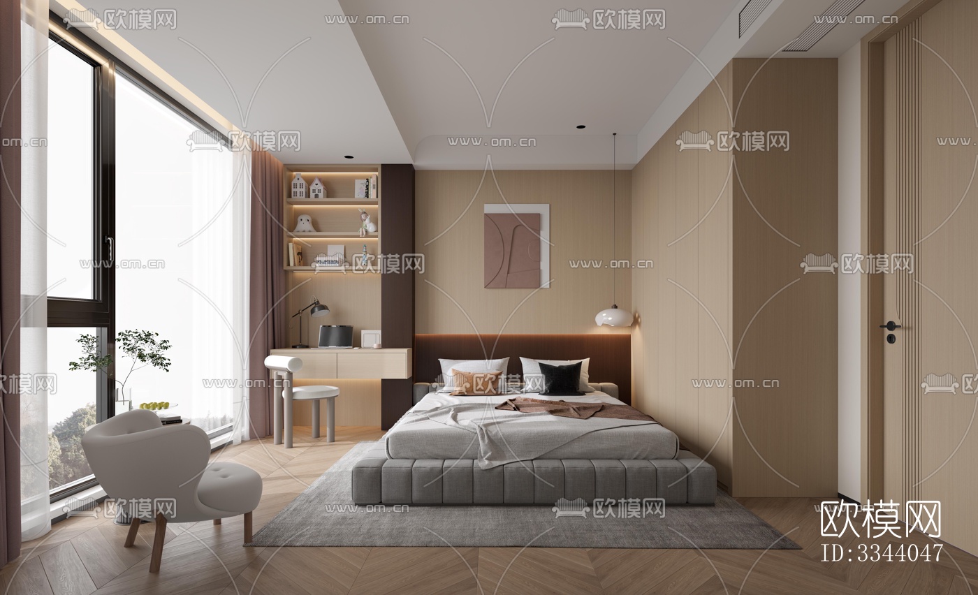 现代别墅效果图下载（渲染图13）