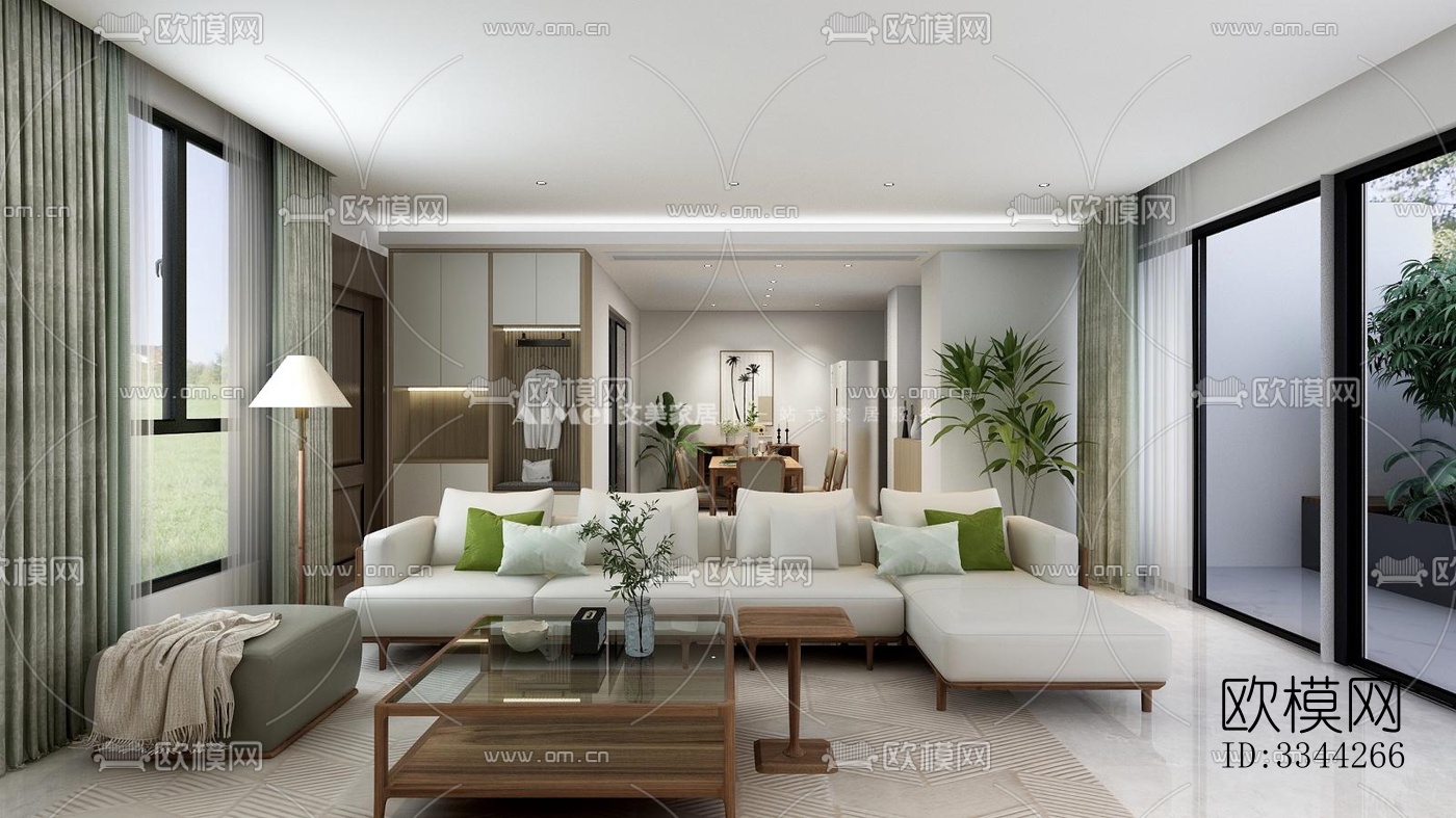 现代别墅效果图下载（渲染图6）