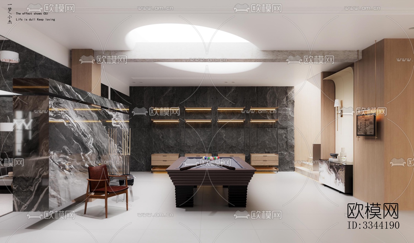 现代别墅效果图下载（渲染图9）