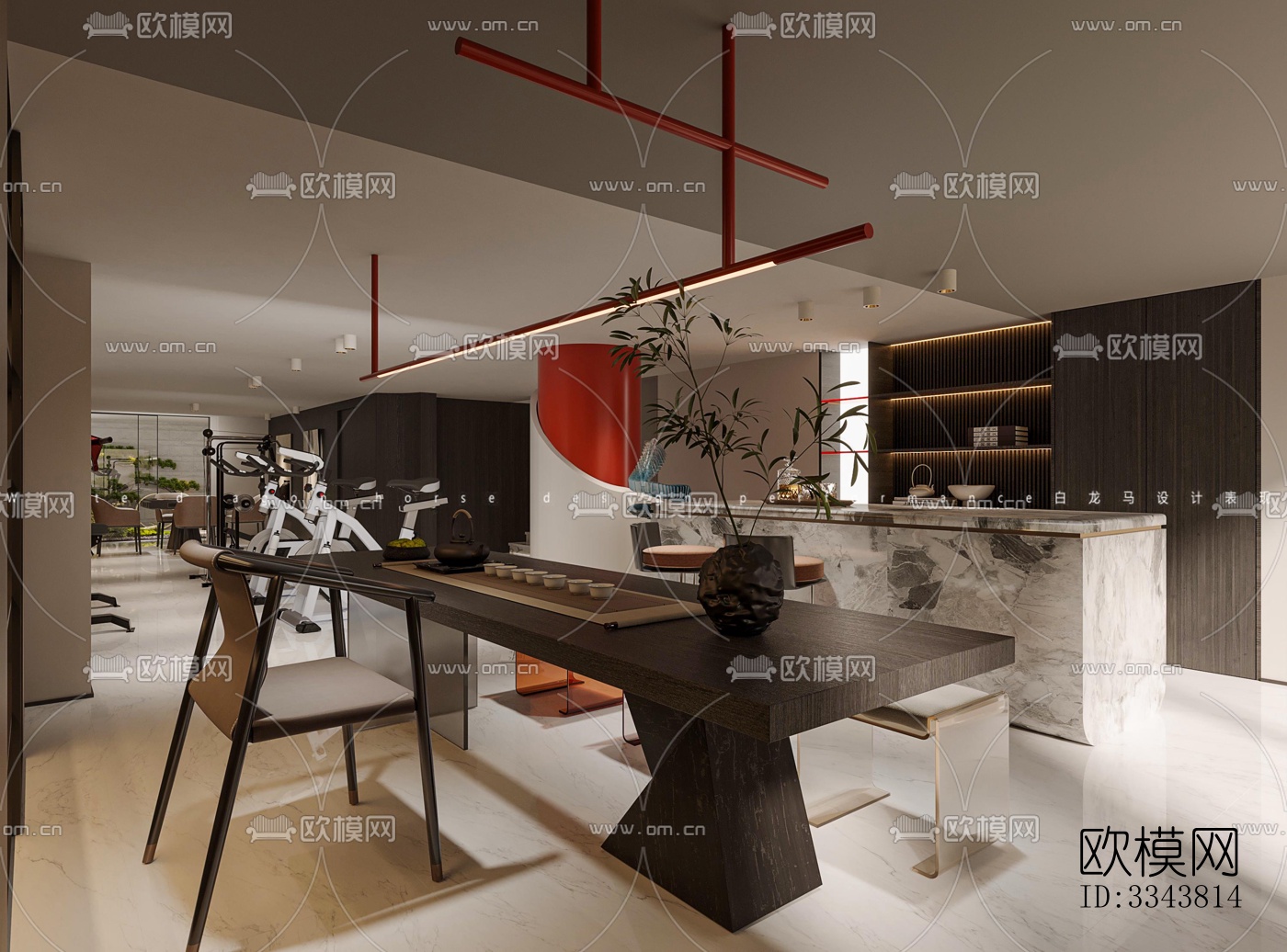 现代别墅效果图下载（渲染图11）