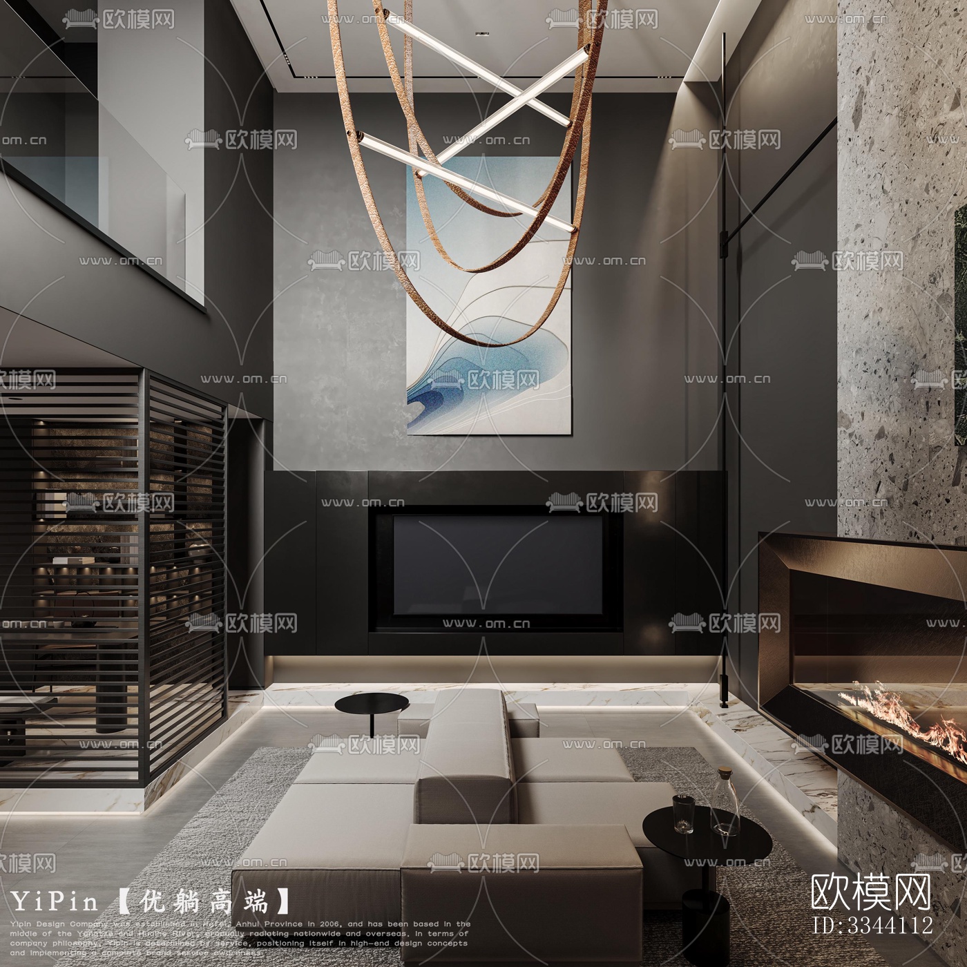 现代别墅效果图下载（渲染图7）