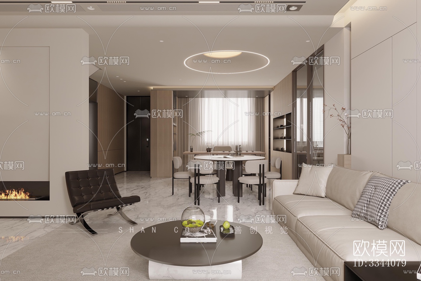 现代别墅效果图下载（渲染图5）