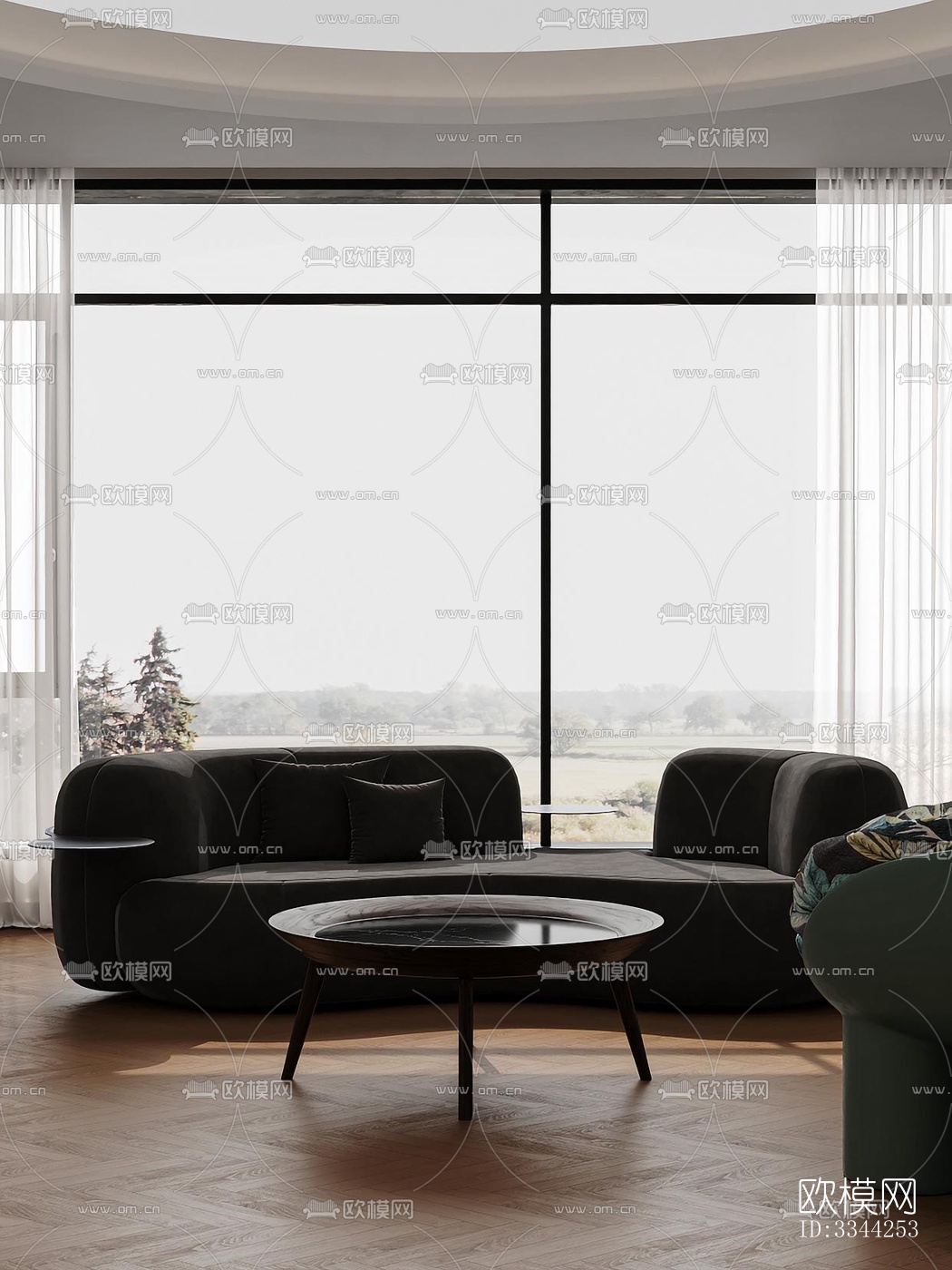 现代别墅效果图下载（渲染图7）