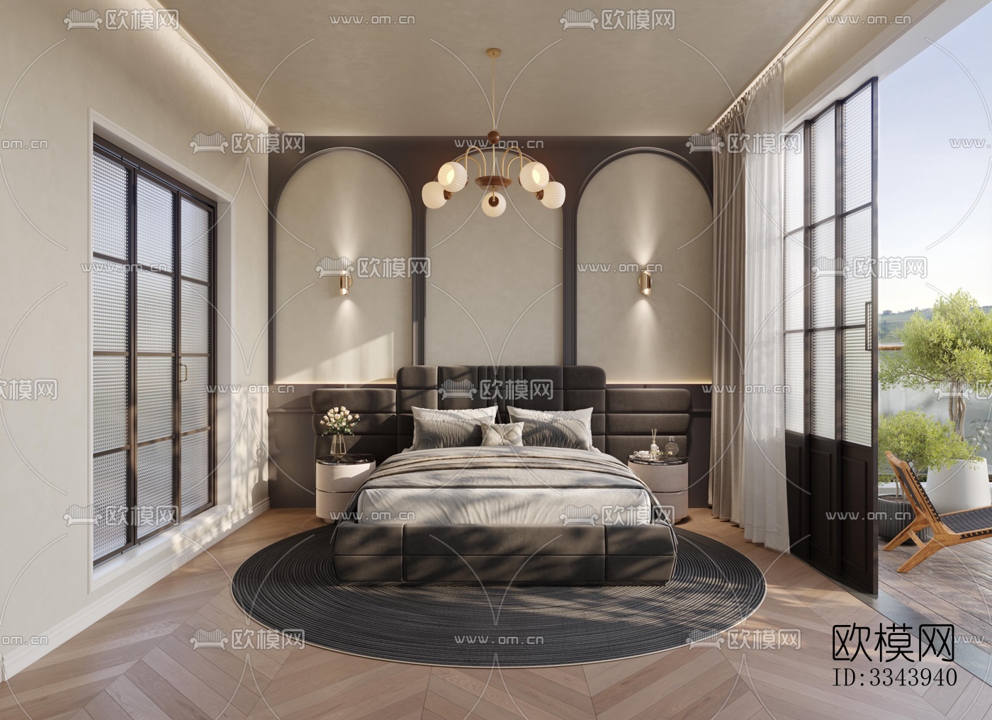 现代别墅效果图下载（渲染图10）