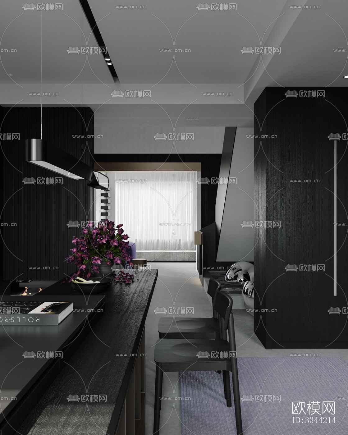 现代别墅效果图下载（渲染图3）