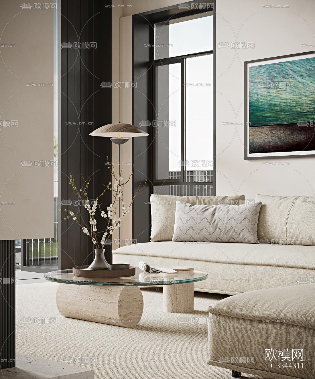 现代别墅效果图下载（渲染图8）