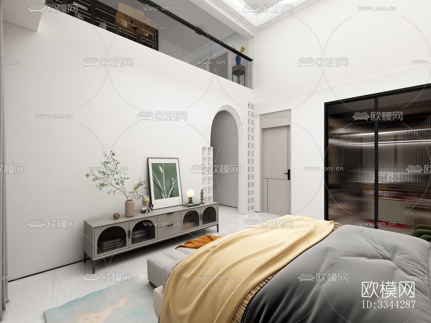 现代别墅效果图下载（渲染图4）