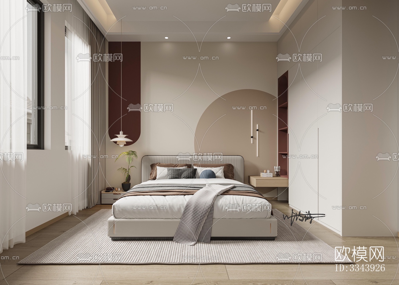 现代别墅效果图下载（渲染图9）