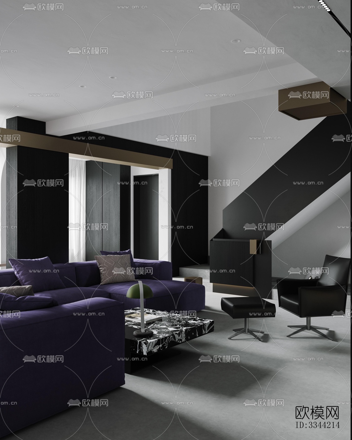 现代别墅效果图下载（渲染图13）