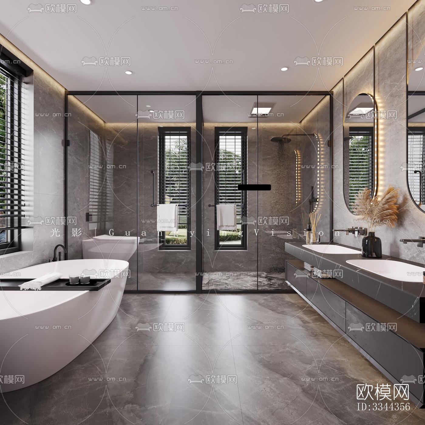 现代别墅效果图下载（渲染图10）