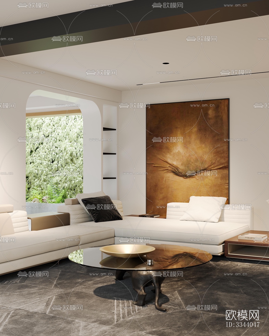 现代别墅效果图下载（渲染图2）