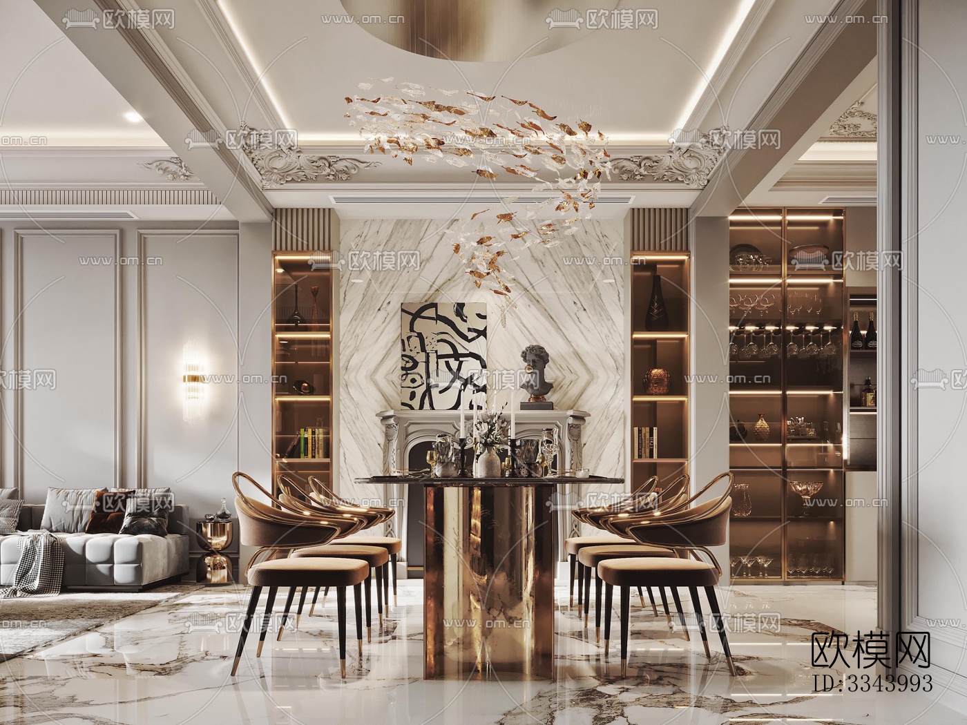 现代别墅效果图下载（渲染图7）