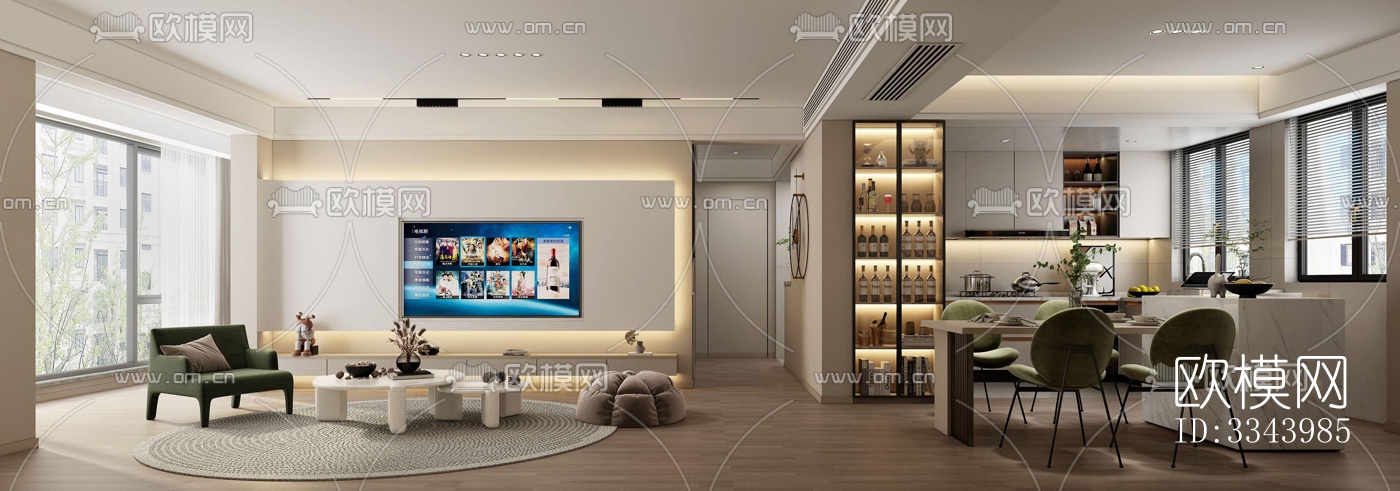 现代别墅效果图下载（渲染图15）