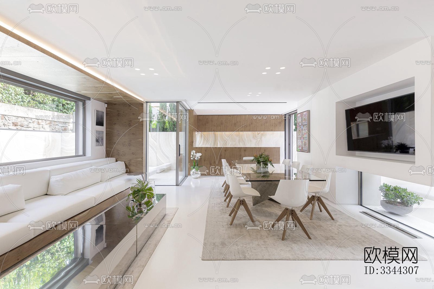 现代别墅效果图下载（渲染图2）