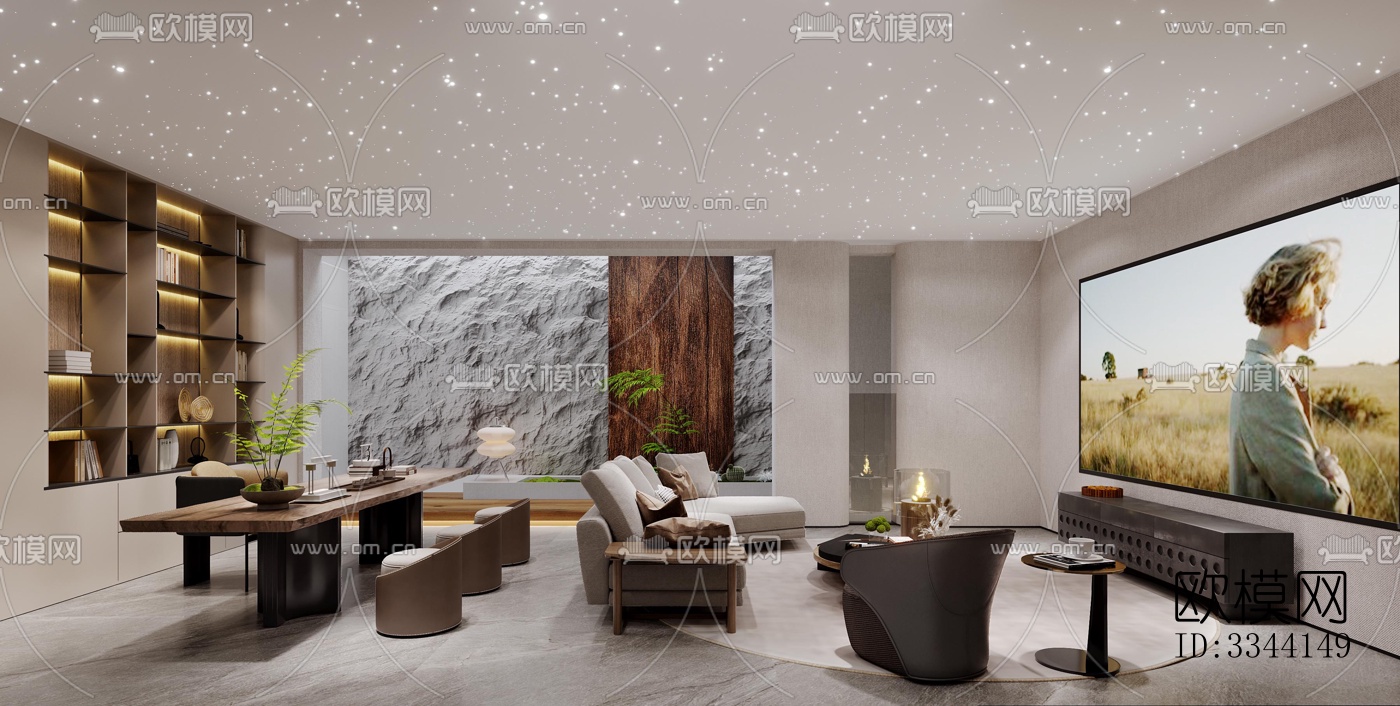 现代别墅效果图下载（渲染图8）