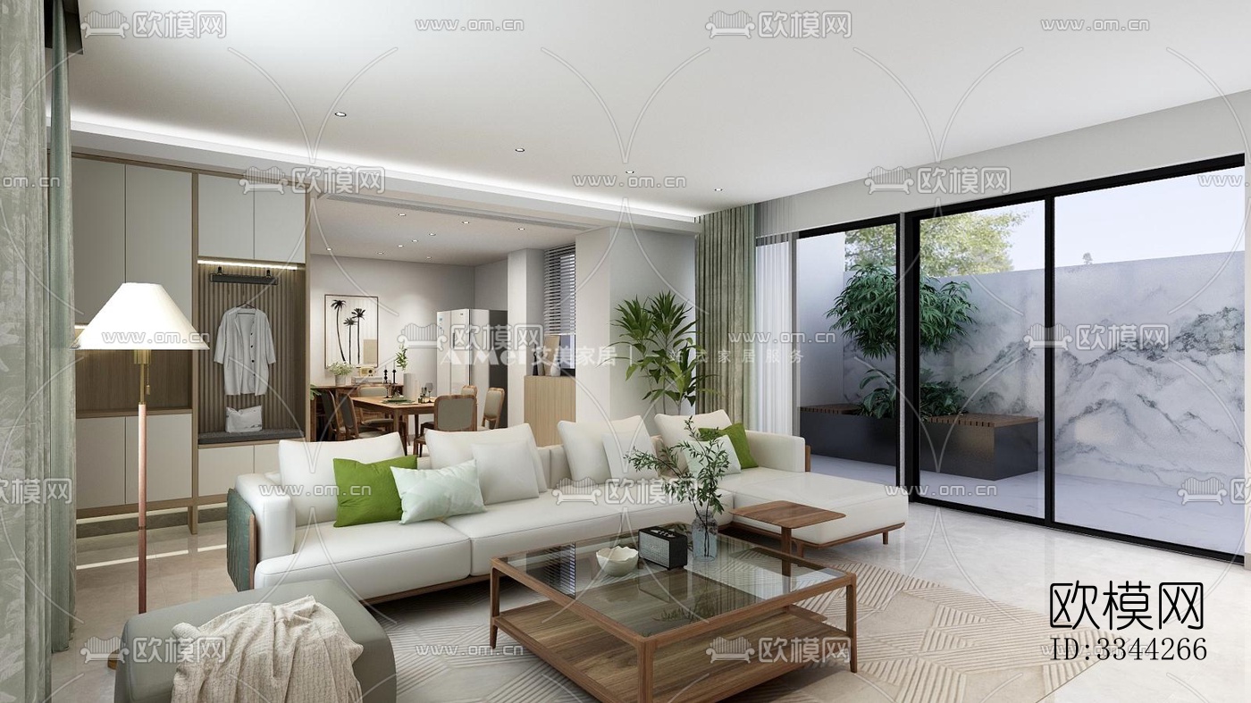 现代别墅效果图下载（渲染图5）