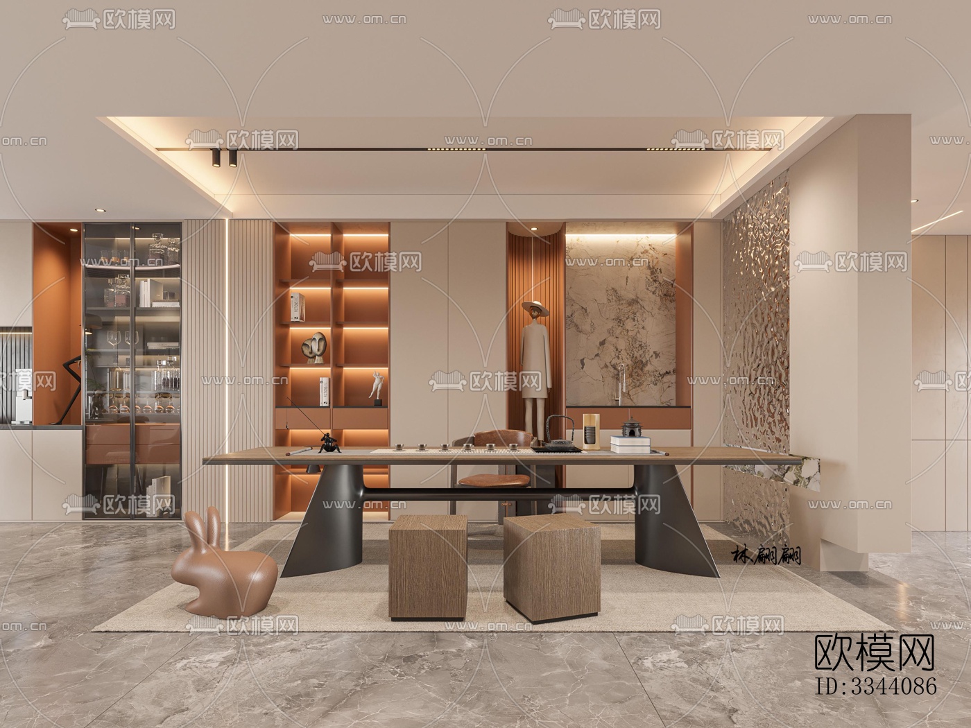 现代别墅效果图下载（渲染图8）