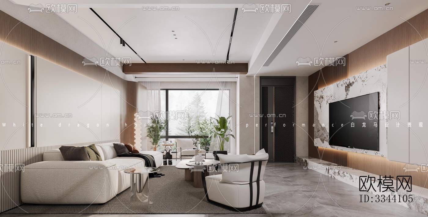 现代别墅效果图下载（渲染图2）