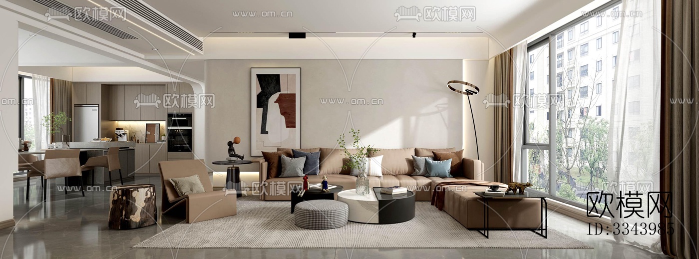 现代别墅效果图下载（渲染图8）