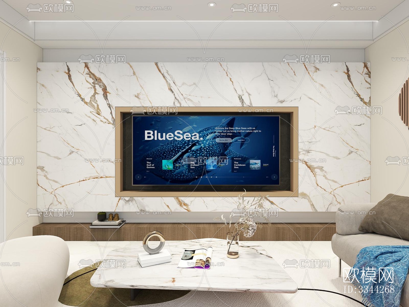 现代别墅效果图下载（渲染图8）